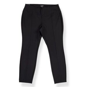 Sabrina Lauren Pants Women 2X Black Ponte Skinny Pull On Legging Ultra Soft NWT